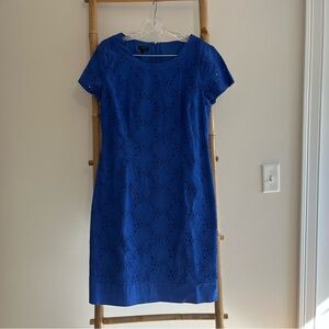Talbots eyelet style short sleeve dress.